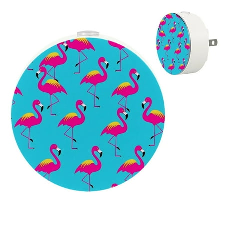 

YZUOUZY Night Light Bedside Lamp Small Bedside Lamps Set of 2 Pink Flamingoes
