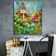 thumbnail image 5 of Epic Graffiti 'Spring Birdhouse' by Sarah Davis, Canvas Wall Art, 26"x30", 5 of 8