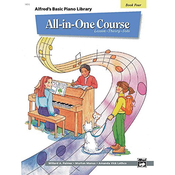Pre-Owned Alfred's Basic All In One Course for Children Book 4