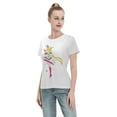 thumbnail image 4 of Women's Basic Short Sleeve T-Shirt Sailor Moon Moon Hare, 4 of 6