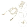 thumbnail image 4 of Unique Bargains Stylish Pearl Braiding Woven Rope Belt for Fashionable Outfits 1 Pc White, 4 of 6