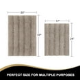 thumbnail image 2 of PrimeBeau Soft Plush Cushion Rug, Bathroom Area, Water Absorbent, 2 of 7
