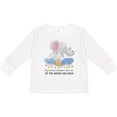 thumbnail image 3 of Inktastic My Great Grandma Loves Me to the Moon and Back Elephant Boys or Girls Long Sleeve Toddler T-Shirt, 3 of 5
