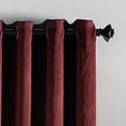 thumbnail image 3 of Curtainworks Lenox Grommet Indoor Curtain 50" x 108", Single Panel, Wine, Adult, 3 of 7