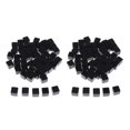 thumbnail image 1 of 100 Piezas de Tamaño Estándar en D6 D6 6 Caras RPG Gaming Dados 16 Mm / 0,62 '' Negro CUTICAT Dados de juego de mesa, 1 of 8