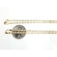 thumbnail image 6 of 14K Yellow Gold Valentino Chain Necklace fine gift jewelry unisex 2.5mm 22" 4.8g, 6 of 10