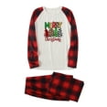 thumbnail image 3 of Odeerbi Matching Family Christmas Pajamas Sets Parent-Child Xmas Jammies Set Printed Warm Home Wear Two-piece Set Loungewear Sleepwear for Mom, 3 of 6