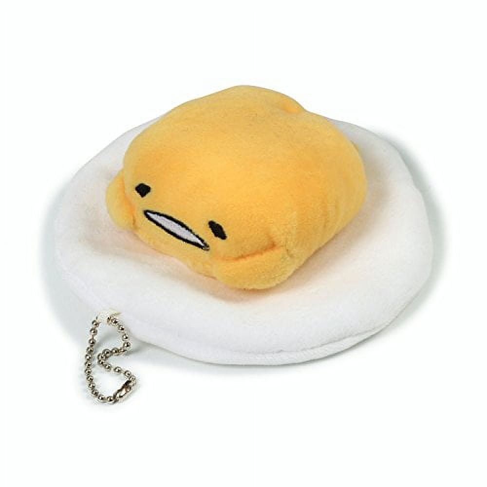Enesco Gudetama the Lazy Egg Laying Down 4.5 Inch Talking Plush