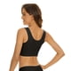 thumbnail image 4 of Pack de 2 sujetadores de encaje para mujer talla grande: sin aros, copa 3/4, tirantes fijos, cómoda mezcla de nylon y spandex, 4 of 5