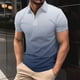 thumbnail image 2 of Camisas de Manga Larga para Hombres Casual Impreso Girar Abajo Cuello Cremallera Blusa, Camisas de Manga Larga para Hombres Algodón, 2 of 6