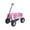 Pink, variant on Berlin Big-Foot Kid's Wagon by AmishToyBox.com - Perfect Wagon for Children and Toddlers - Amish Made in Ohio, USA - 10" No-Flat Tires Pink