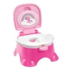 Fisher-Price 3 In 1 Unicorn Tunes Toilet Training Potty Ring Step Stool