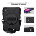 thumbnail image 2 of Funda Correa Teknet para Lenovo Pad 11 / Pad 11 Plus Uso Rudo Negro, 2 of 4