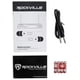 thumbnail image 5 of Reproductor multimedia de CD/MP3 Gemini CDX-2250i Pro DJ dual para montaje en rack con paquete USB con sistema de micrófono inalámbrico de mano dual RockVilie RWM1203VH y pantalla digital, 5 of 9