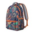 thumbnail image 2 of Elegant Paisley Design Backpack – Ideal Paisley Gift for Her & Him, Spacious College Bookbag with Laptop Compartment, Durable School Backpack for Work & Commute, 2 of 6