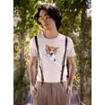 thumbnail image 2 of Corgi Peaking Out T-Shirt Men -Image by Shutterstock, Male 4X-Large, 2 of 4