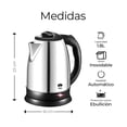 thumbnail image 2 of RagaBasics, Tetera Eléctrica de 1.8 Litros, Hervidor de Agua de Acero inoxidable, Apagado Automático 900W, 2 of 5