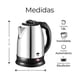 thumbnail image 2 of RagaBasics, Tetera Eléctrica de 1.8 Litros, Hervidor de Agua de Acero inoxidable, Apagado Automático 900W, 2 of 5