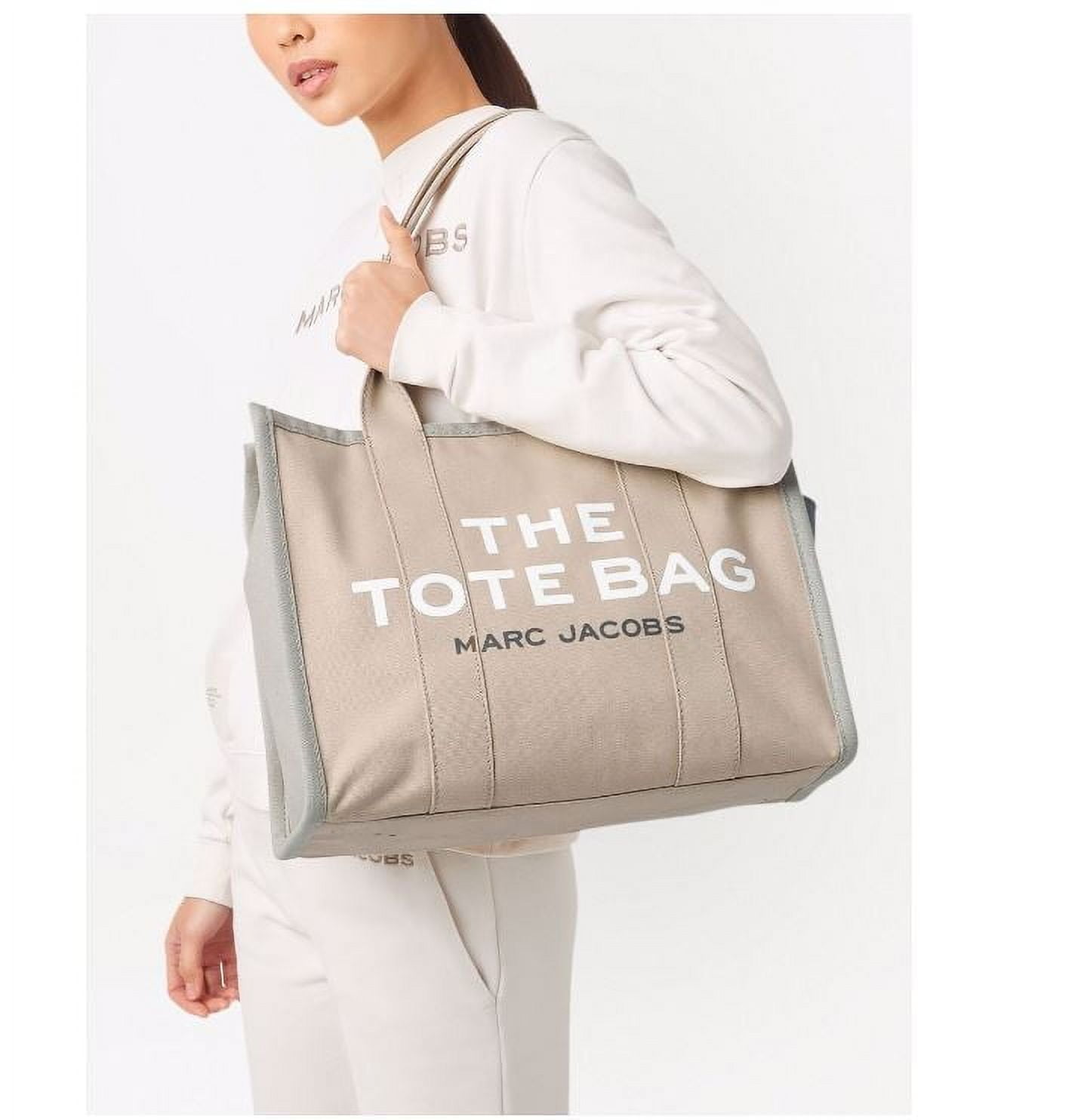 Marc Jacobs Women's The Colorblock Large Tote Bag, Beige Multi, H073M01RE21-261 One Size
