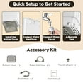 thumbnail image 6 of Auertech 18lbs Portable Washing Machine, Fully Automatic Portable Washer with LED Display,Washer & Dryer Combo, 7 Wash Cycles, 4 Water Levels, 6 of 8