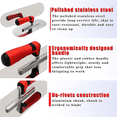 thumbnail image 4 of Stainless Steel Pool Trowel Flat Concrete Finishing Trowel Tools Cement Drywall Plastering Masonry Construction Tool, 4 of 6