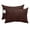Brown, variant on Chaise Lounge Headrest Pillow 1 Pack, Solid Black Waterproof Chair Pillows with Insert & Adjustable Elastic Strap for Beach Pool Recliner, Retro Minimalism Abstract Denim Texture Outdoor Patio Pillow
