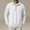 White, variant on WIZUTIZ Men's Solid Color Half Zip Stand Collar Sweatshirt Long Sleeve Casual Sports Top Winter