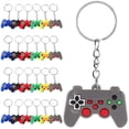 thumbnail image 1 of Game Controller Necklaces Game Controller Shape Video Game-Themed Events Assorted Color Silicone Stainless Steel Bag Charm 30Pcs, 1 of 5