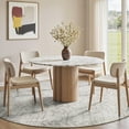 thumbnail image 4 of Area Rug x Rugs for Living Room Bedroom High Low Textu Jacquard Boho Neutral Carpet - Non Slip Machine Washable Rug Dining Nursery Living Room Farmhouse Rug, 4 of 6