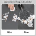 thumbnail image 3 of Pet Feeding Mat Absorbent Cat Food Mat No Stains Waterproof Dog Mat for Food and Water, Easy Clean Dog Bowl Mat Puppy Supplies Dog Accessories & Products, Dark Grey, 19''''*12'''', 3 of 6