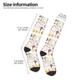 thumbnail image 4 of Vsdgher Happy Easter1 Print Thigh High Socks Extra Long Stretchy Sock Women Over Knee High Opaque Stocking Daily Wear, 4 of 5