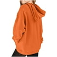 thumbnail image 6 of Kids Boys Hoodies Kids Orange Hoodies Casual Long Sleeve Hoodie Sweatershirt Pullover Warm Fall Winter Clothes Girls Toddler Clothes 5-6 Years, 6 of 6