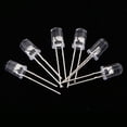 thumbnail image 4 of 100pcs5mm luces de diodo LED multicolor componentes electrónicos de iluminación brillante- kusrkot Diodo emisor, 4 of 8