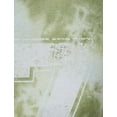 thumbnail image 2 of Mesh Detail T-Shirt Varsity Themed Tie-Dye Patterned Long Sleeve Cotton Slim Fit, 2 of 6