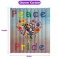 thumbnail image 5 of Peace Love Pride Boxer with Rainbow Sunglasses LGBT LGBTQ+ Shower Curtain Boxers Dog Lover Gifts Idea Waterproof Bathroom Bathtub Curtain - 01004, 5 of 5