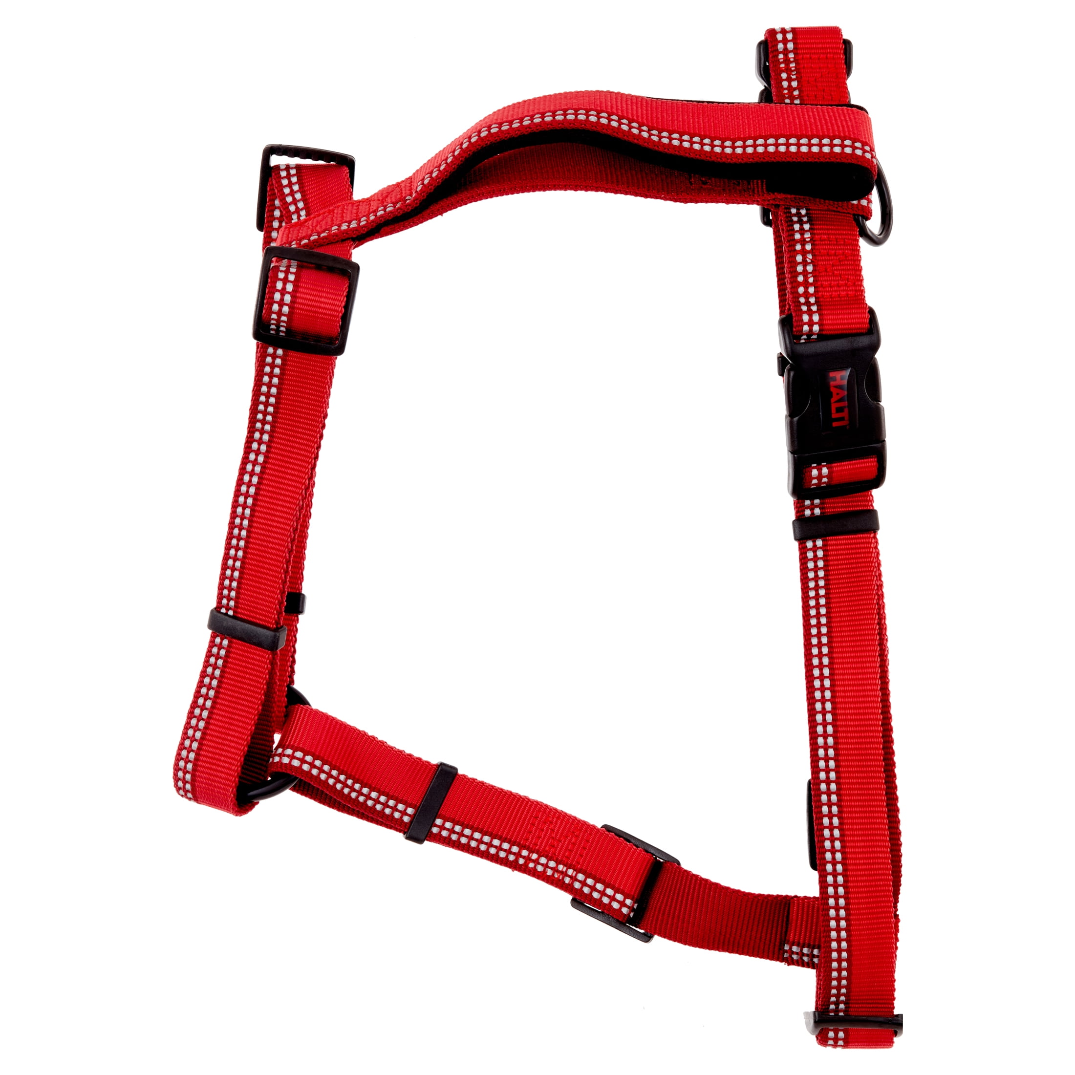HALTI Nylon Dog Walking Harness, Large, Red (Chest 26" - 30")