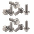 thumbnail image 4 of 10 Pcs Vis de Bride Hexagonale M6, Assortiment de Boulons Métriques SS304 Acier Inoxydable Boulon Hexagonal, 4 of 7