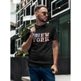 thumbnail image 2 of New York (American Flag) T-Shirt Men -Image by Shutterstock, Male XX-Large, 2 of 4