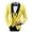 Yellow, variant on 3 Pieces Men's Suit Slim Fit Shawl Lapel One Button Dress Suit Coat for Wedding, Party, Prom, for Jacket Vest and Pants Set