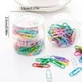 thumbnail image 3 of Functional Paper Clips Color Binding Pin Student Candy Color Paper Clips Korean Version Of Paper Clips 250pc Crafts for Girls Ages 8-12 Arts And Crafts for Kids Ages 8-12 Craft Organizers And Storage, 3 of 4