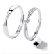 thumbnail image 1 of Anillo De Compromiso De Promesa Plata 925 Hombre Y Mujer 2pz, 1 of 4