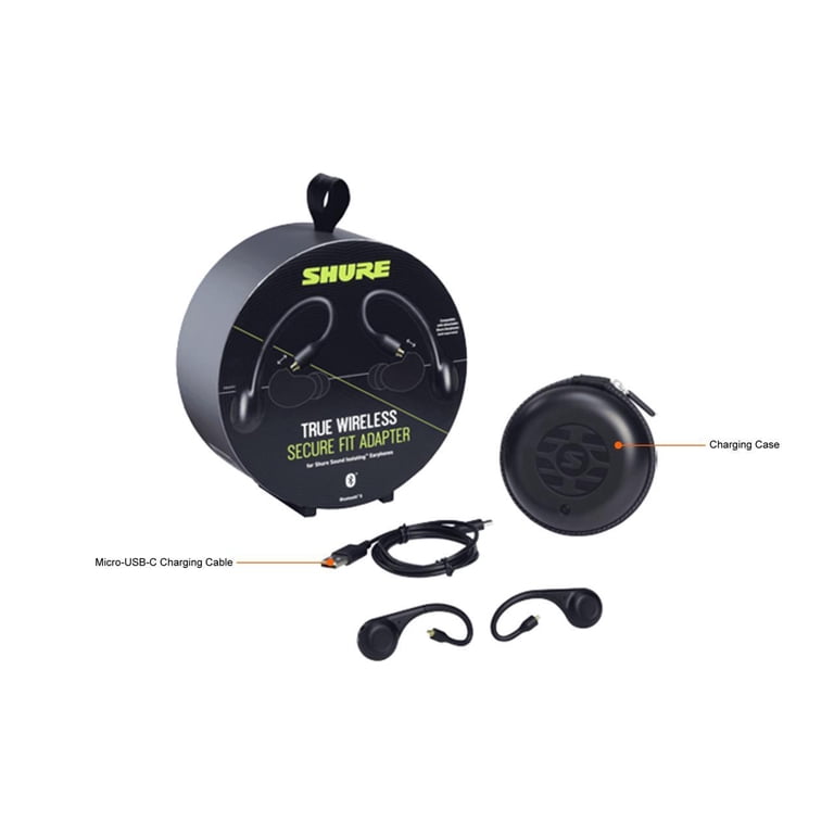 Secure Fit True Wireless Adapter for Shure Earphones: Headphones