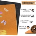 thumbnail image 5 of Tulip Floral Butterfly Coir Door Mat for Front Door, Spring Sumeer Flowers Outdoor Welcome Mats for Entrance,Garden,RV,Patio,Home Porch Decor Doormat 30x17 Inch, 5 of 6