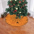 thumbnail image 2 of FMSHPON Halloween Spider Webs Xmas Christmas Tree Skirt Stand Mat for Holiday Party Decoration Indoor Outdoor 36 inches, 2 of 3