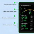 thumbnail image 3 of Tuya WiFi 15 in 1 Air Quality Detector Household Portable PM0.3 PM1.0 PM2.5 PM10 CO CO2 TVOC HCHO Tester WithMount,B, 3 of 5