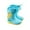 C182/Blue, variant on XIYON Toddler Rain Boots Non Slip Lightweight Short Ankle Boots For Boys Girls Toddler Outdoor Play Daily Wear 2-3 Years
