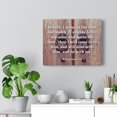 thumbnail image 2 of Scripture Walls  My Voice Revelation 3:20 Bible Verse Canvas Christian Wall Art Ready to Hang Unframed, 2 of 16