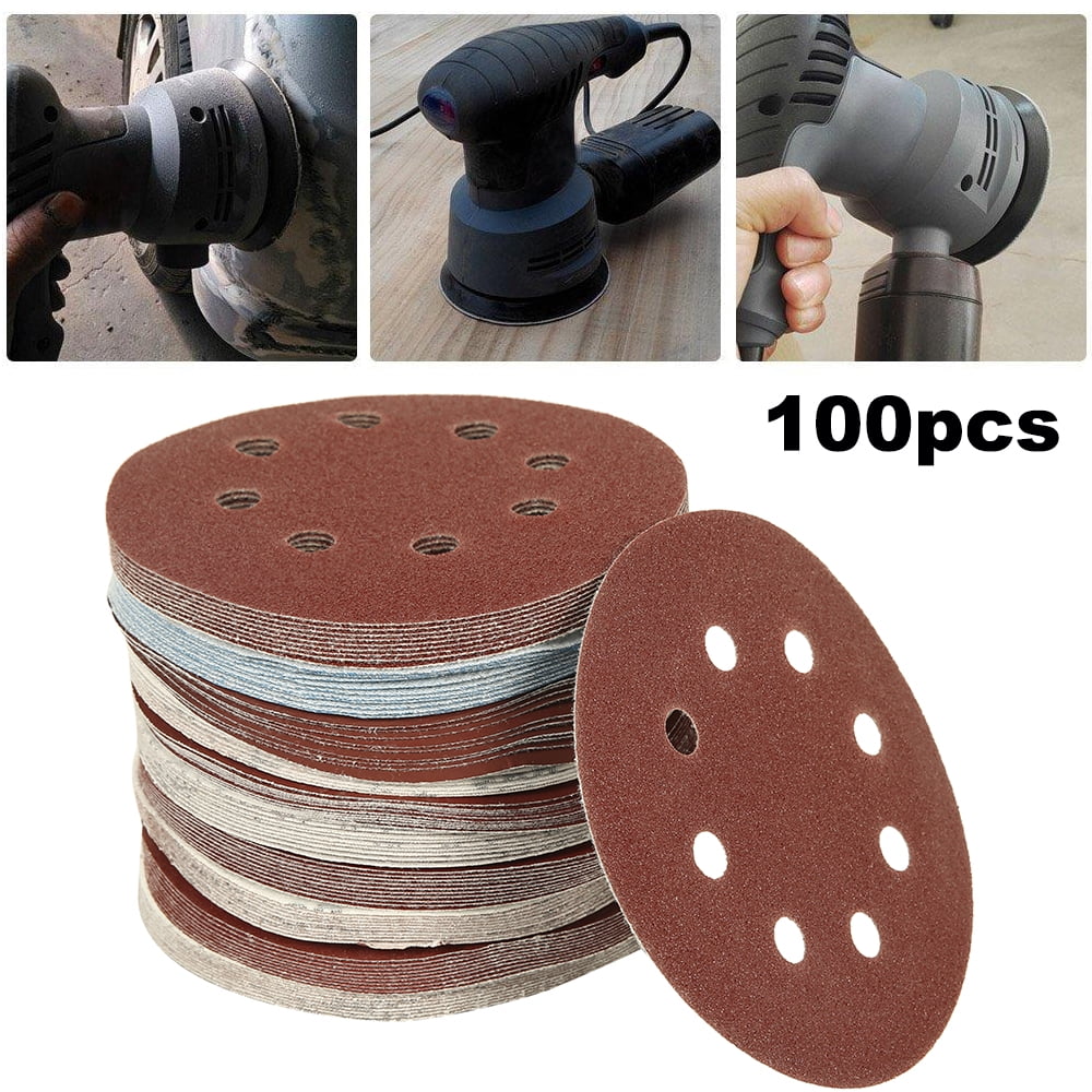 100Pcs 125mm Orbital Sandpaper Sanding Discs Hook Loop 80-3000 Grit Mixed Kit 100Pcs 125mm Orbital Sandpaper Sanding Discs Hook Loop 80-3000 Grit Mixed Kit