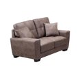 thumbnail image 2 of Topline Home Furnishings Luxurious Brown 3pc Sofa Combination, 2 of 5