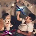 thumbnail image 2 of LED Light Up Glider Airplane Model Toy Manual Throwing Foam Glider Plane with Dual Flight Modes Gift for Kids, 2 of 3